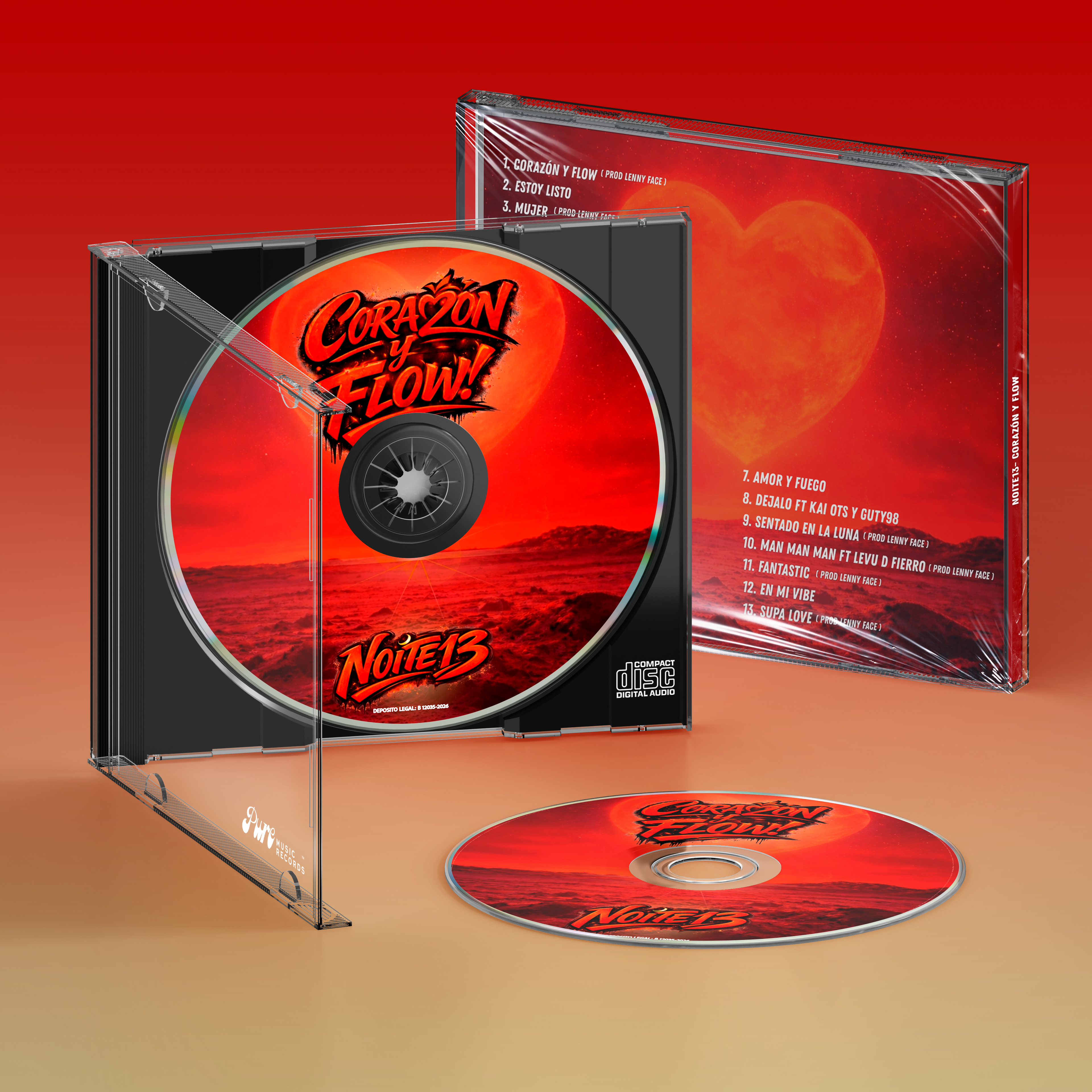 Noite13 - Corazón y Flow - CD Álbum