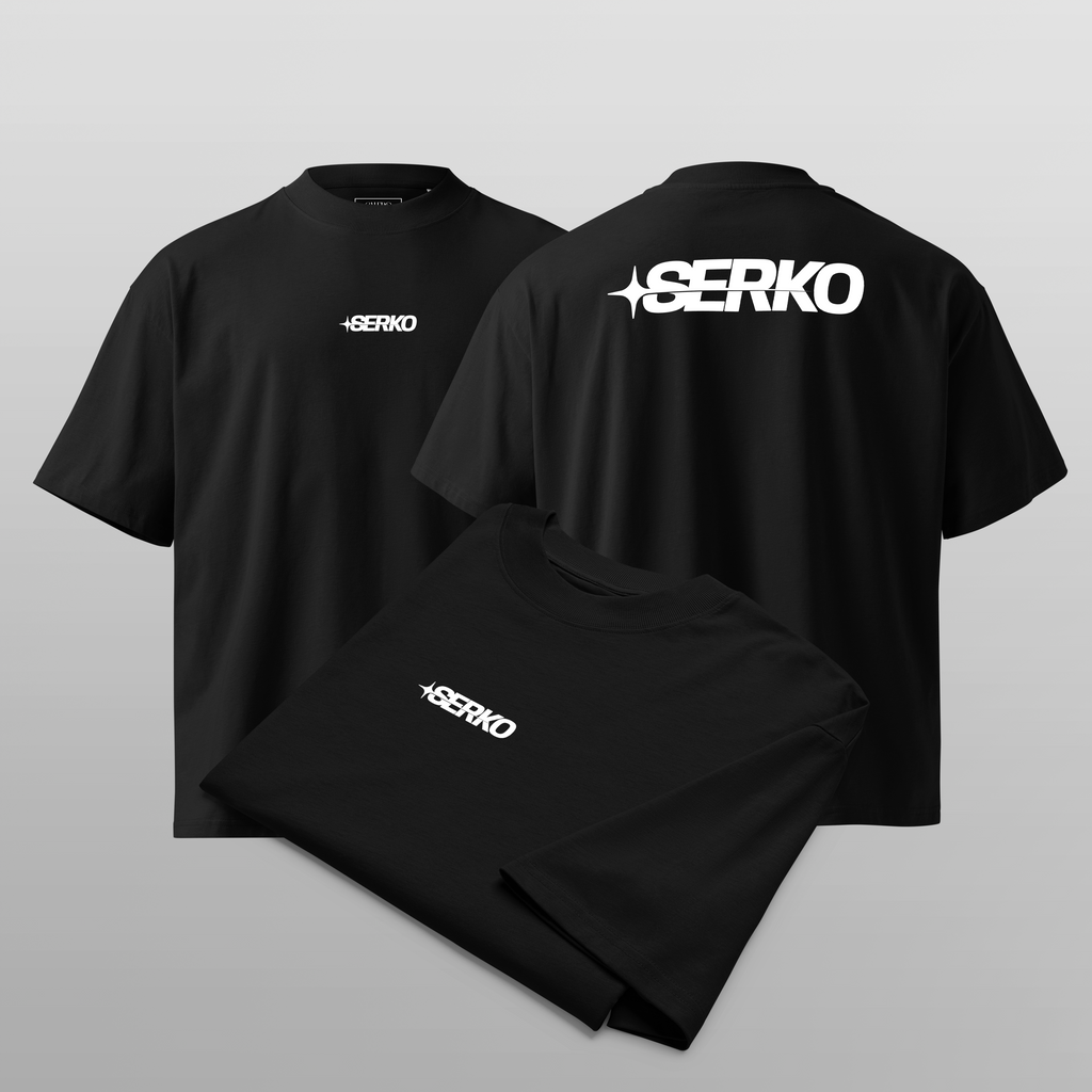Camiseta "SERKO" Negra