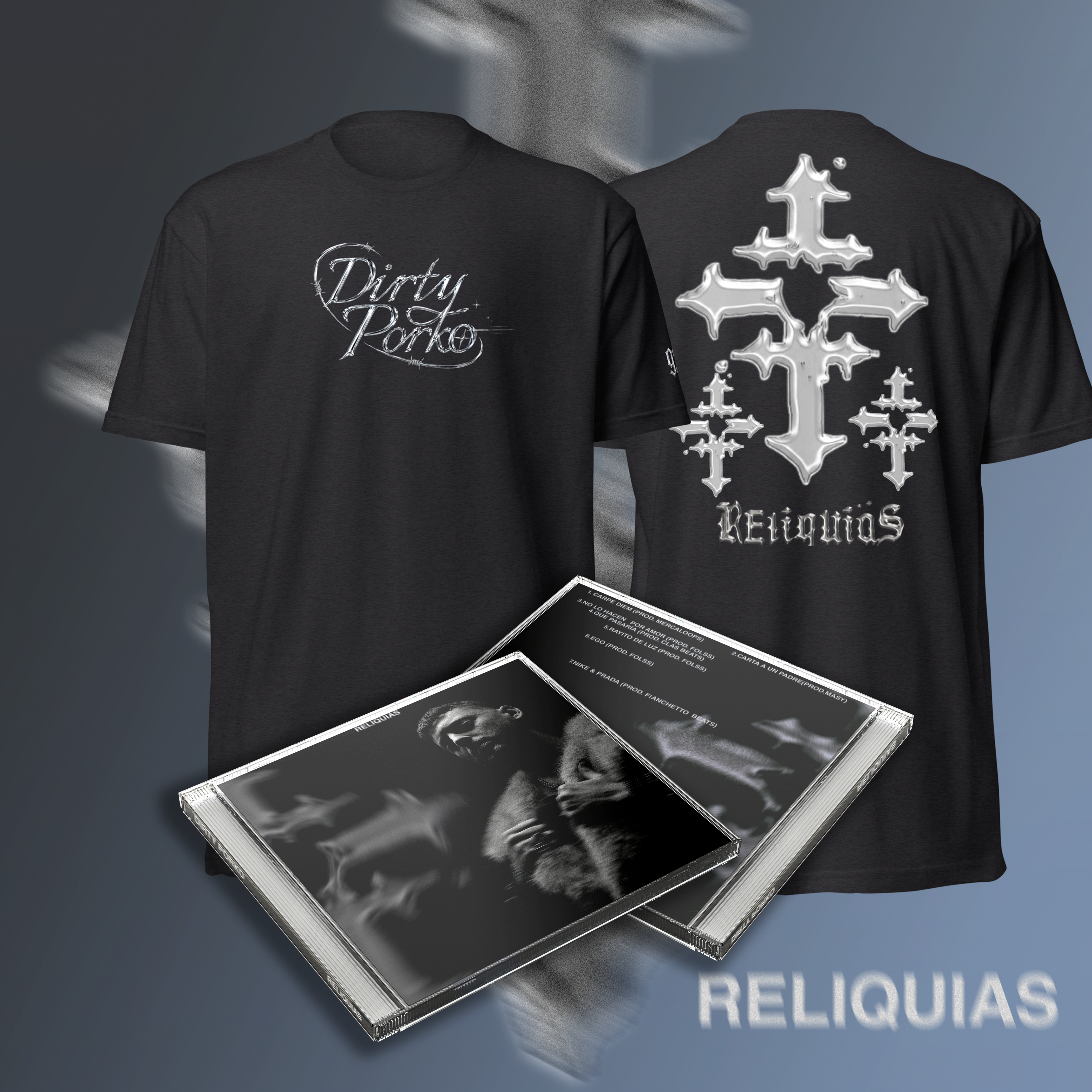 Pack - CD + Camiseta - Dirty Porko - Reliquias - PREVENTA